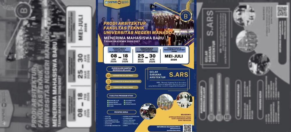Pendaftaran Mahasiswa Baru 2026/2027 Telah Dibuka!