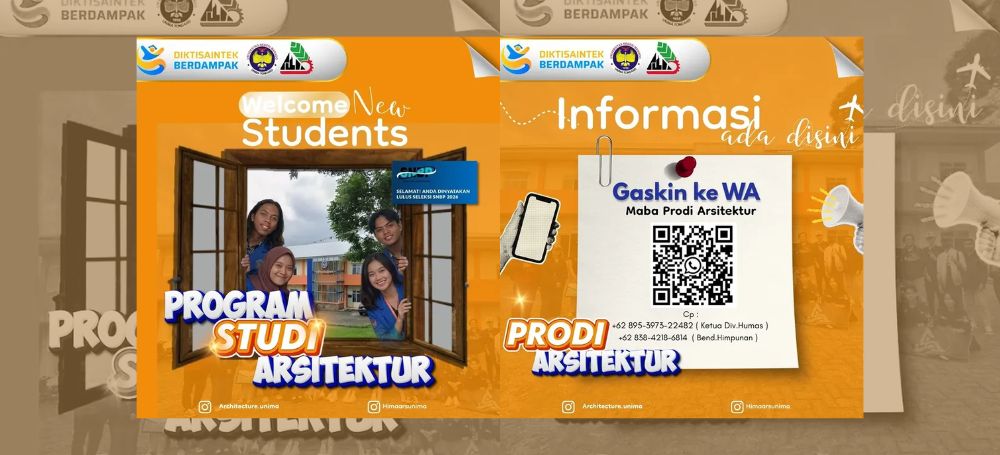 SELAMAT DATANG LULUSAN SNBP 2026 di PROGRAM STUDI ARSITEKTUR UNIVERSITAS NEGERI MANADO